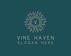 Botanical Herbal Vines logo design