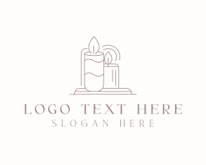 Candle Wax Decoration Logo