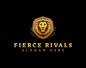 Lion Shield Safari logo design