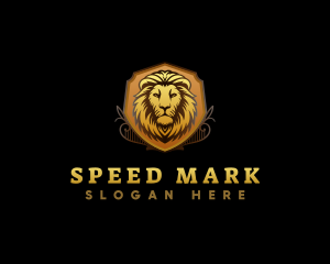 Lion Shield Safari logo design