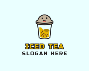 Boba Milk Tea logo design