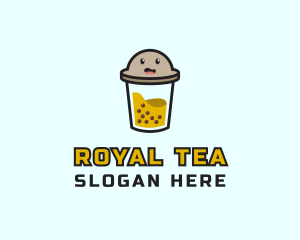 Boba Milk Tea logo design