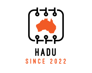 Application - Digital Tech Map Australia logo design