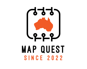 Digital Tech Map Australia logo design