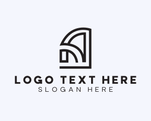 Stock Market - Geometric Firm Letter A logo design