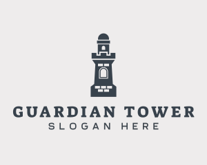 Medieval Tower Fortress logo design