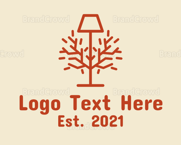 Orange Lamp Decor Logo