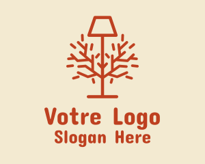 Orange Lamp Decor Logo