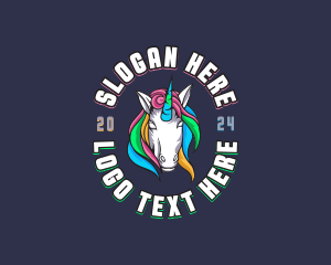 Horse - Unicorn Gaming Esports logo design