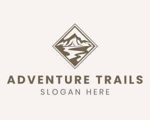 Mountain River Camping logo design