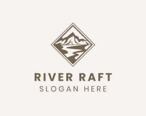 Mountain River Camping logo design