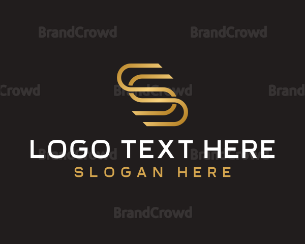 Tech Agency Luxury Letter S Logo