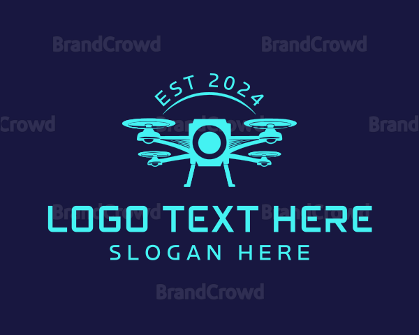 Tech Drone Quadcopter Logo