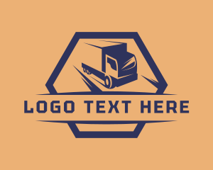 Garage - Truck Delivery Vehicle logo design