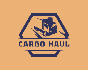 Truck Delivery Vehicle logo design