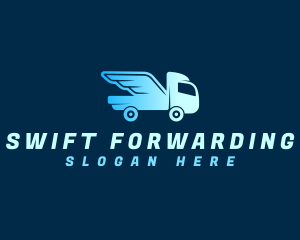 Truck Express Delivery logo design