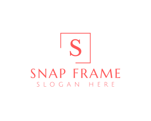 Classic Serif Frame logo design