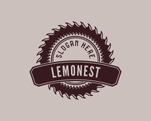 Rustic Saw Lumberjack Logo