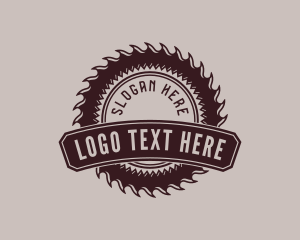 Rustic Saw Lumberjack Logo