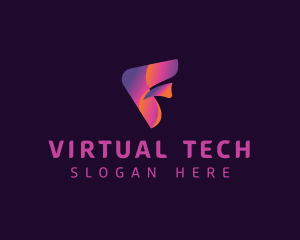 Virtual - Cyber Tech Gaming logo design