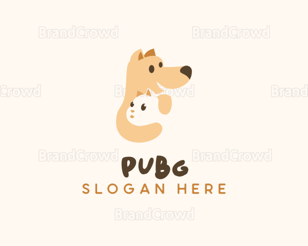 Dog Cat Groomer Logo