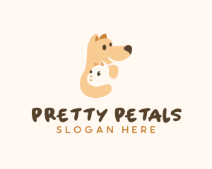 Dog Cat Groomer Logo