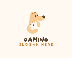 Pet Shop - Dog Cat Groomer logo design