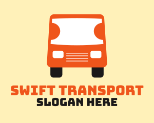 Travel Ticket Bus Transport logo design