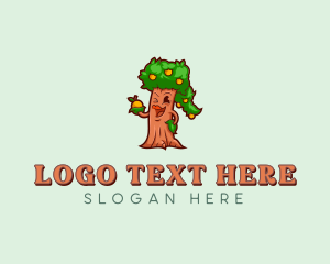 Tree Service - Orange Tree Garden logo design