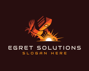 Welder Industrial Forge logo design