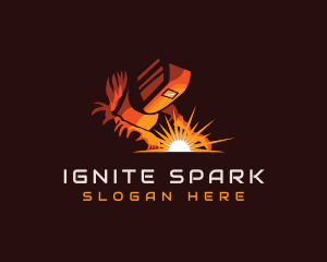 Spark - Welder Industrial Forge logo design