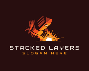 Welder Industrial Forge logo design