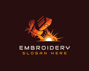 Welder Industrial Forge logo design