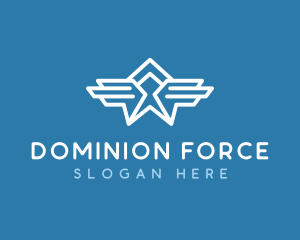 Air Force Wings Aviation logo design