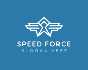 Air Force Wings Aviation logo design