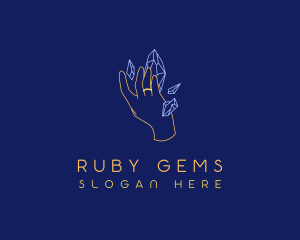 Ruby - Hand Ring Ruby logo design