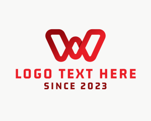 Business Letter W Logo