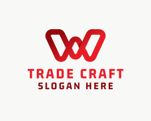 Trade - Marketing Business Trading Letter W logo design