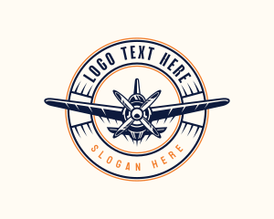 Shipping - Aviation Pilot Plane logo design