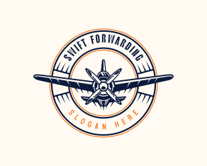 Aviation Pilot Plane logo design