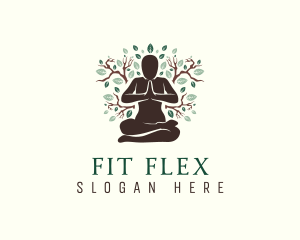 Fitness - Nature Yoga Fitness logo design