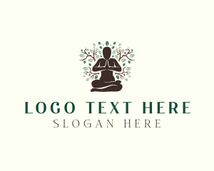 Yogi - Nature Yoga Fitness logo design