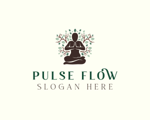 Nature Yoga Fitness logo design