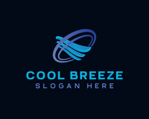 Wind Cooling Ventilation  logo design