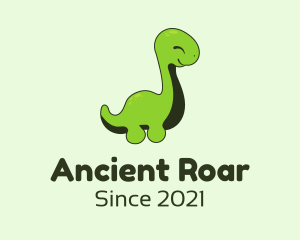 Dinosaur - Cute Baby Dinosaur logo design