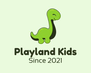 Cute Baby Dinosaur logo design