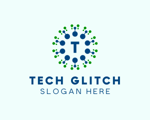 Digital Tech Cyber Network  logo design