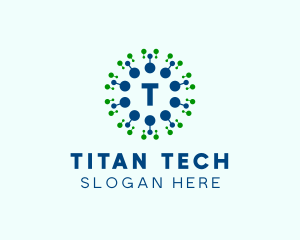 Digital Tech Cyber Network  logo design