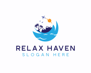 Vacation - Travel Sea Vacation logo design