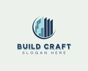 Tile Flooring Construction logo design